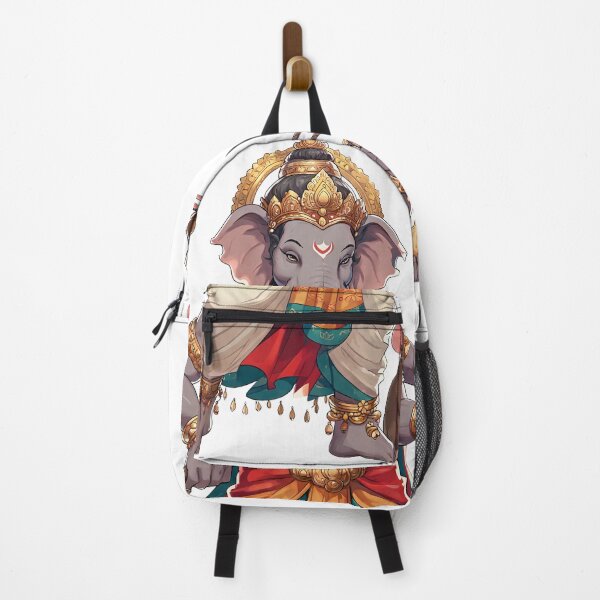 Item preview, Ganesha Hindu God Warrior Art Print designed and sold by Sovira Studio .