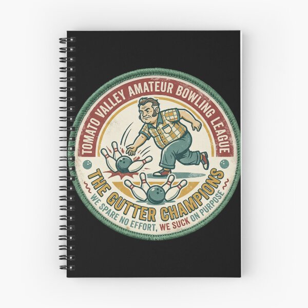Item preview, The Gutter Champions Bowling - Retro Vintage Amateur League Art designed and sold by Wild-way Art.