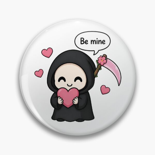 Item preview, Be Mine Grim Reaper designed and sold by Icareis-Studios.
