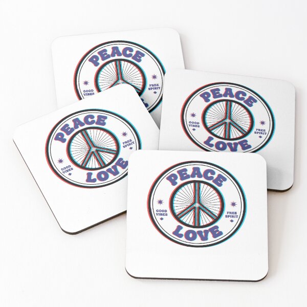 Item preview, Hippie Psychedelic Peace Sign Peace Love designed and sold by LuminOrb.