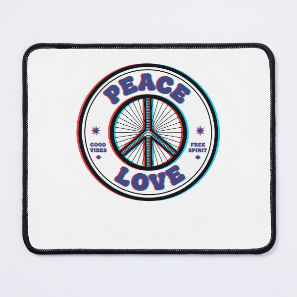 Item preview, Hippie Psychedelic Peace Sign Peace Love designed and sold by LuminOrb.
