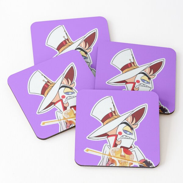 Item preview, Hazbin Hotel Lucifer Playing Violin Sticker designed and sold by StudioIzmir.