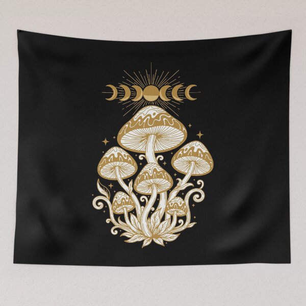 Item preview, trippy festival hippie mushroom rave designed and sold by LuminOrb.