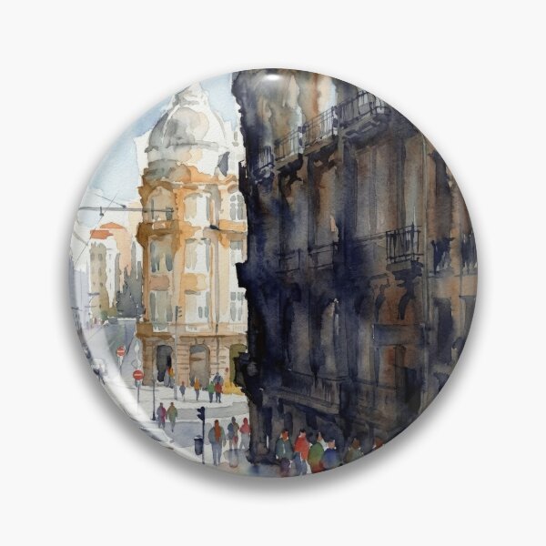 Artikelvorschau, Porto Street Aquarell entworfen und verkauft von caracatita75.