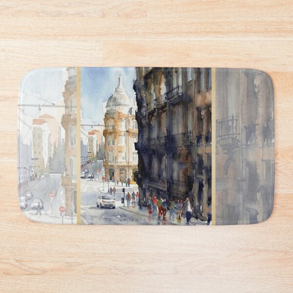 Item preview, Porto Street Watercolor designed and sold by caracatita75.