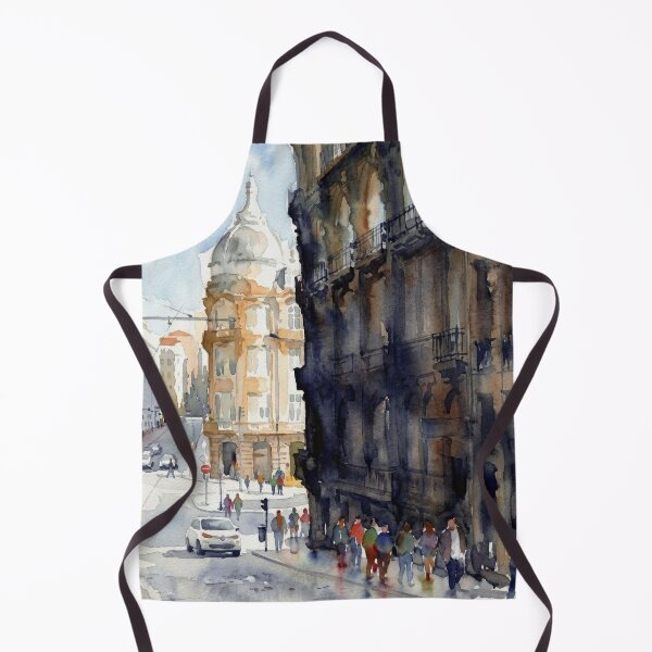 Item preview, Porto Street Watercolor designed and sold by caracatita75.