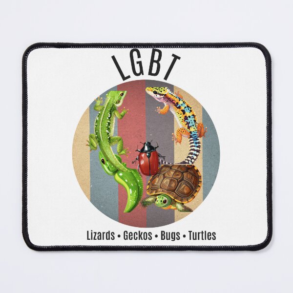 Item preview, LGBT: Lizards, Geckos, Bugs, Turtles Retro Vintage Sunset Funny Gift Classic T-Shirt designed and sold by Drop-Drip.