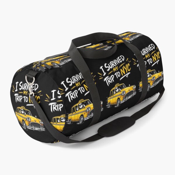 Item preview, I Survived My Trip to NYC City Yellow Car designed and sold by FreeArt2.