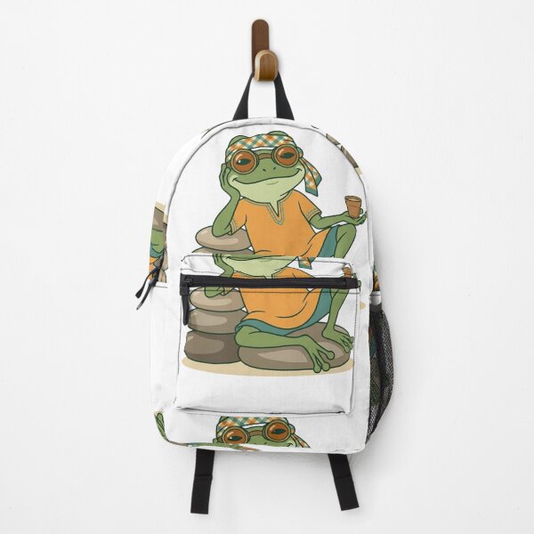 Item preview, Chai Frog Chill Aesthetic - Cute Indian Pop Culture Desi Tea Lover designed and sold by SK PrintOmand.