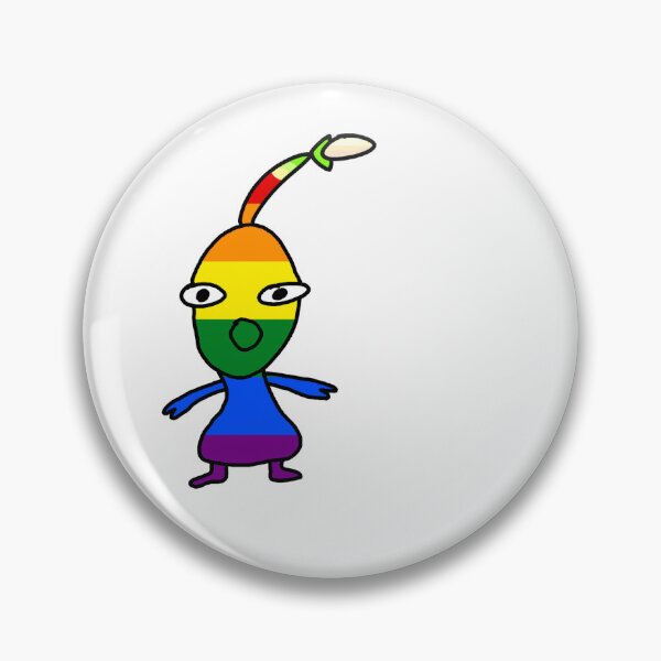 Item preview, Rainbow Red Pikmin Sticker designed and sold by PineBadDesign.