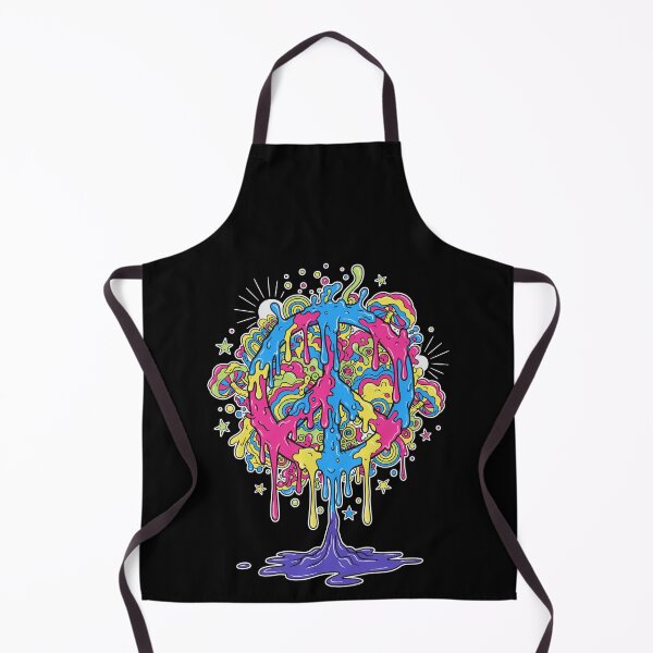 Item preview, Trippy Festival Hippie Mushroom Tie Dye Peace Sign designed and sold by LuminOrb.