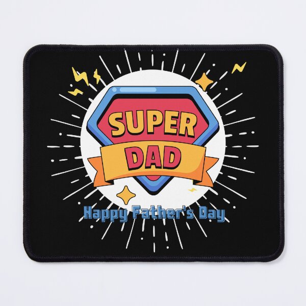 Item preview, Super Dad Superhero Happy Fathers Day designed and sold by _ZENTAY_.