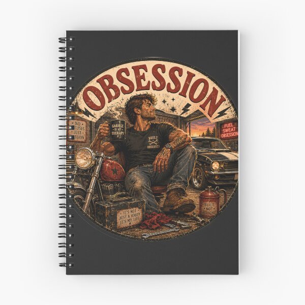 Item preview, obsession garage – sticker & shirt designed and sold by DEMONIZATOR.