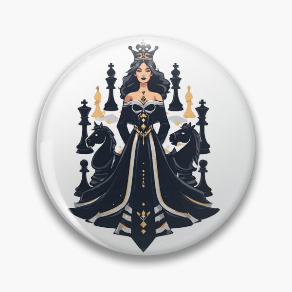 Item preview, Queen of the Board – Dark Chess Empress designed and sold by halibutgoatramb.
