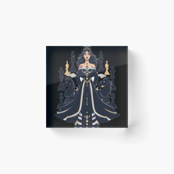 Item preview, Queen of the Board – Dark Chess Empress designed and sold by halibutgoatramb.