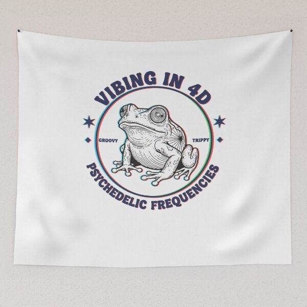 Item preview, Hippie Music Trippy Vibing In 4D Frequencies designed and sold by LuminOrb.