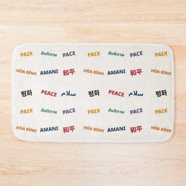 Item preview, Multilingual World Peace Typography Streetwear designed and sold by SOOstudio73.