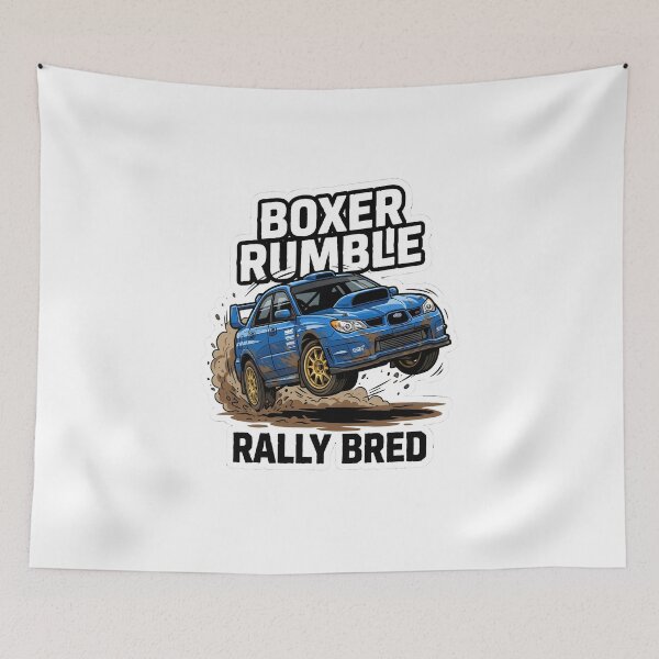 Item preview, Action Boxer Rumble Rally Bred Japanese Motorsport Art designed and sold by EKHOAISTORE.