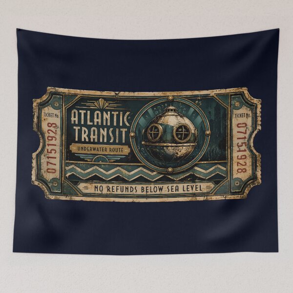 Item preview, Below Sea Transit Ticket designed and sold by agearb.