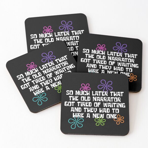 Item preview, Spongebob Text Old Narrator Hire designed and sold by RegiCheese.
