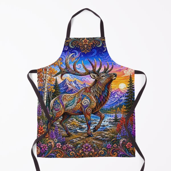 Item preview, Colorful Elk designed and sold by PaintedbyCarol.