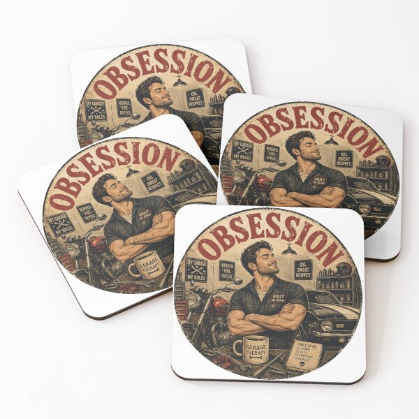 Item preview, obsession garage – sticker & shirt designed and sold by DEMONIZATOR.