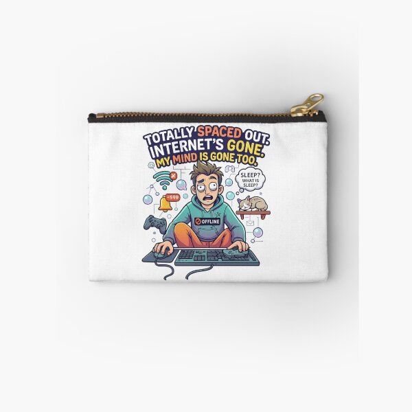 Item preview, No Internet Brain Melt Funny Vector Graphic designed and sold by Dinaelsherkawy.