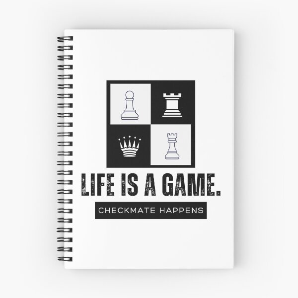 Item preview, Life Is A Game Checkmate Happens Chess Graphic designed and sold by LoudVictory.