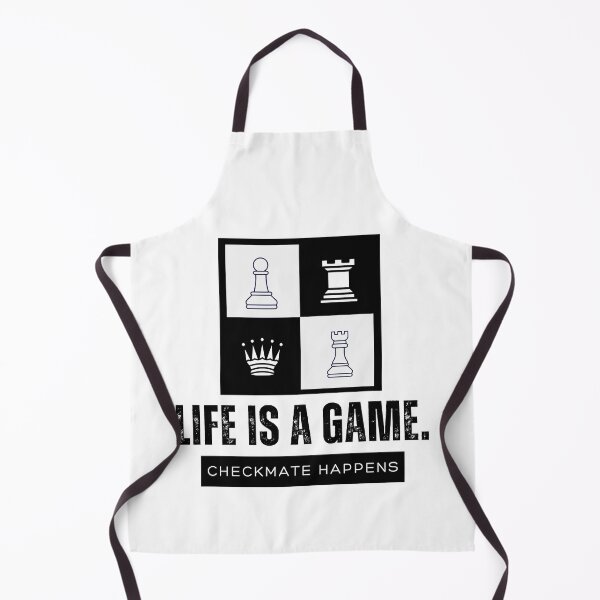 Item preview, Life Is A Game Checkmate Happens Chess Graphic designed and sold by LoudVictory.