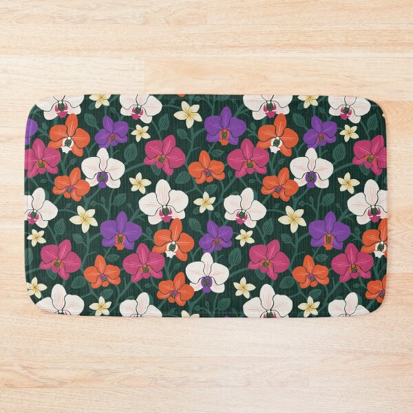 Artikelvorschau, Tropical Orchids & Frangipani - Vibrant Island Floral entworfen und verkauft von colorofmagic.
