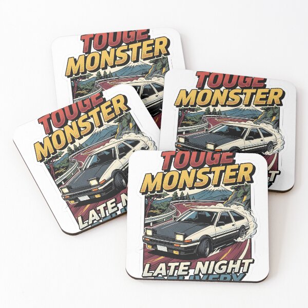 Item preview, Retro Touge Monster Late Night Delivery JDM Drift Car designed and sold by EKHOAISTORE.