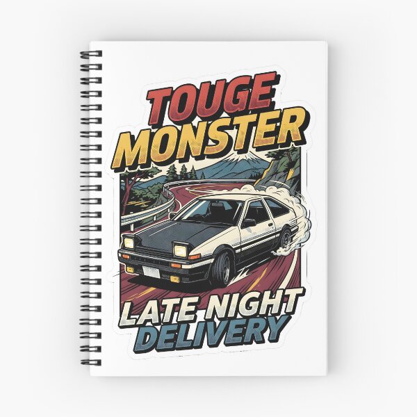 Item preview, Retro Touge Monster Late Night Delivery JDM Drift Car designed and sold by EKHOAISTORE.