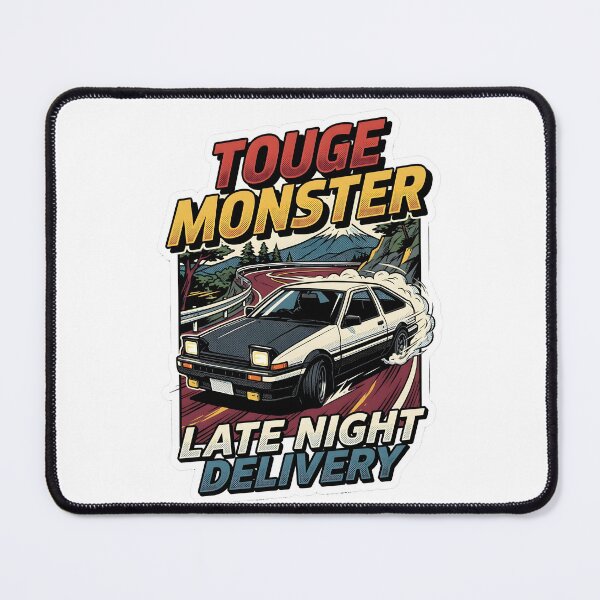 Item preview, Retro Touge Monster Late Night Delivery JDM Drift Car designed and sold by EKHOAISTORE.