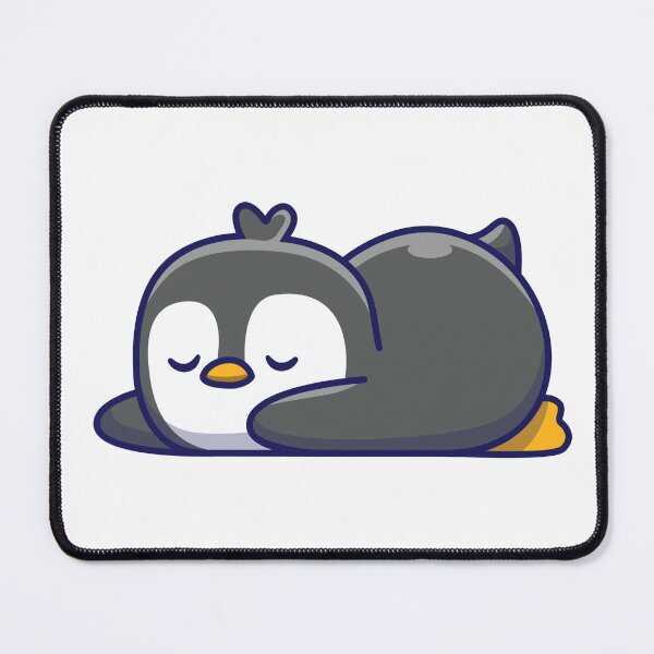 Item preview, Sleepy Kawaii Penguin Resting designed and sold by debbiebento.