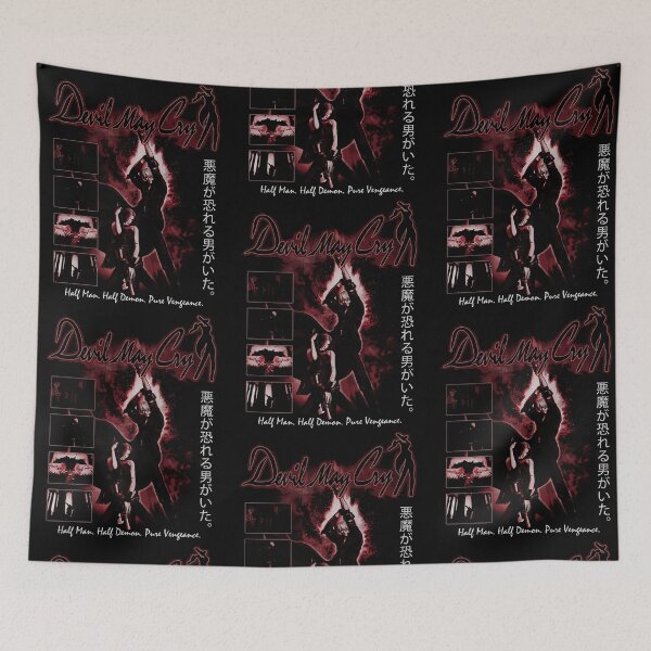 Item preview, Devil May Cry Dante Vintage Anime Gaming designed and sold by phoebelevine.
