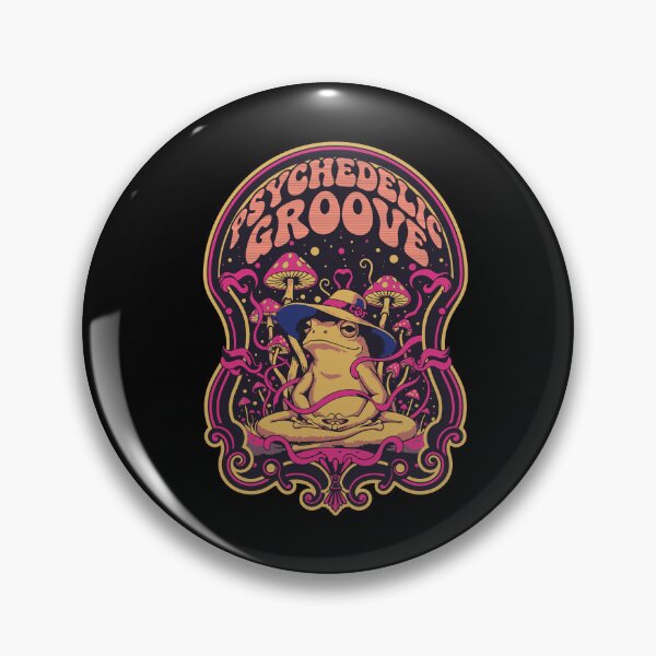 Item preview, trippy festival Groove hippie Frog rave designed and sold by LuminOrb.