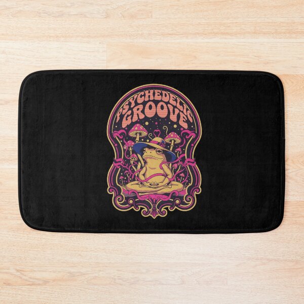 Item preview, trippy festival Groove hippie Frog rave designed and sold by LuminOrb.