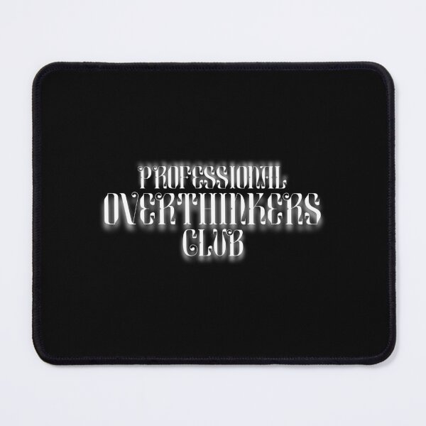 Item preview, Professional Overthinkers Club – Glowing Typography Quote designed and sold by Snedsdigital.
