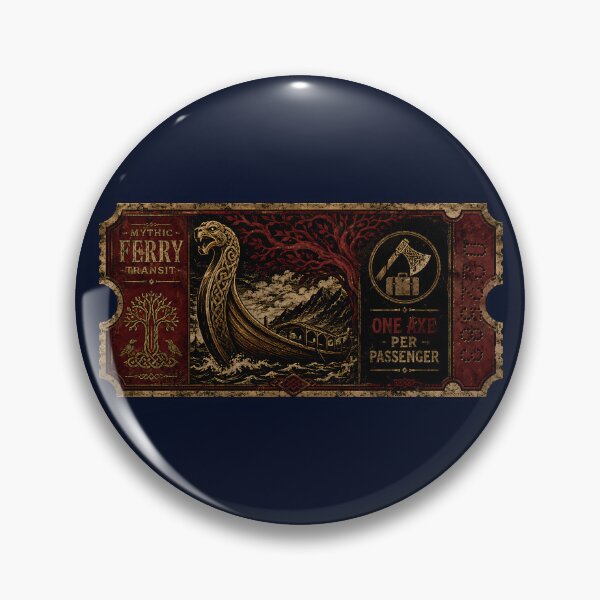 Item preview, Nine Realms Ferry Ticket designed and sold by agearb.