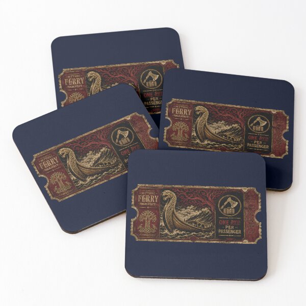 Item preview, Nine Realms Ferry Ticket designed and sold by agearb.