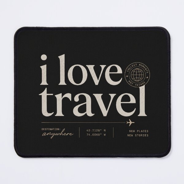 Item preview, I love travel designed and sold by GraficDesigners.