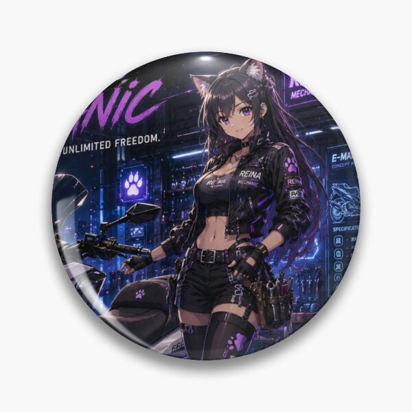 Item preview, REINA MECHANIC E-MAXX 300 - Future Mobility | Cyberpunk Anime Rider designed and sold by RinaWorksJP.