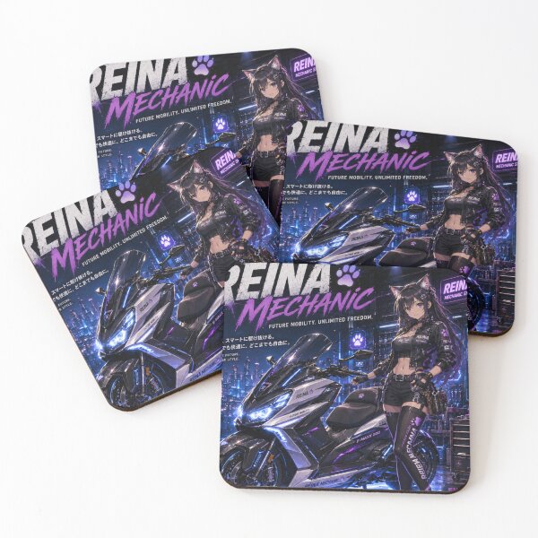 Item preview, REINA MECHANIC E-MAXX 300 - Future Mobility | Cyberpunk Anime Rider designed and sold by RinaWorksJP.