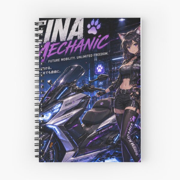Item preview, REINA MECHANIC E-MAXX 300 - Future Mobility | Cyberpunk Anime Rider designed and sold by RinaWorksJP.