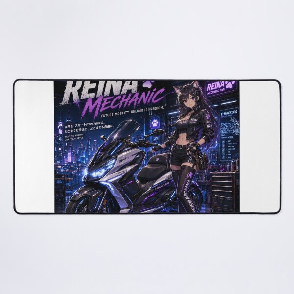 Item preview, REINA MECHANIC E-MAXX 300 - Future Mobility | Cyberpunk Anime Rider designed and sold by RinaWorksJP.