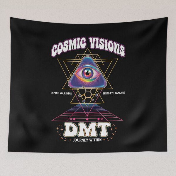 Item preview, trippy festival Cosmic Visions DMT Journey Within designed and sold by LuminOrb.