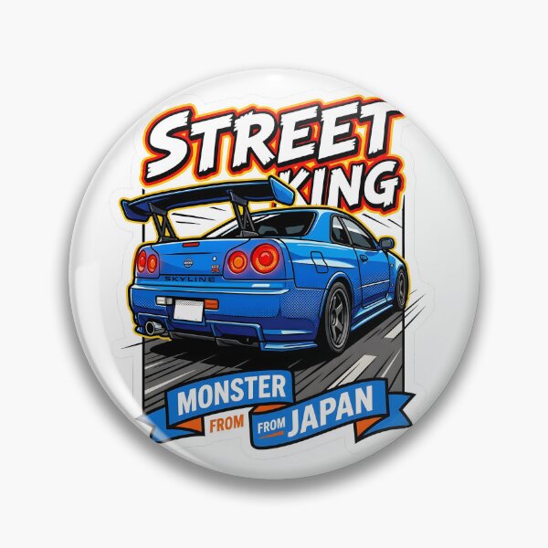 Item preview, Aggressive Street King Monster From Japan JDM Car Art designed and sold by EKHOAISTORE.