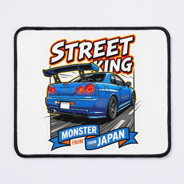 Item preview, Aggressive Street King Monster From Japan JDM Car Art designed and sold by EKHOAISTORE.