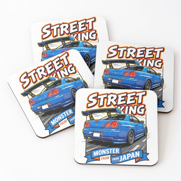 Item preview, Aggressive Street King Monster From Japan JDM Car Art designed and sold by EKHOAISTORE.