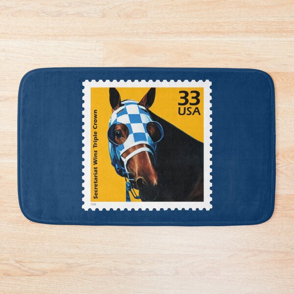 Item preview, Famous racehorse Secretariat on American postage stamp designed and sold by Schulz Lightprint Studio.